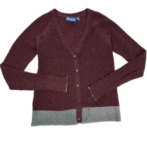 Simply Vera Button Front Thermal Shimmer Cardigan
